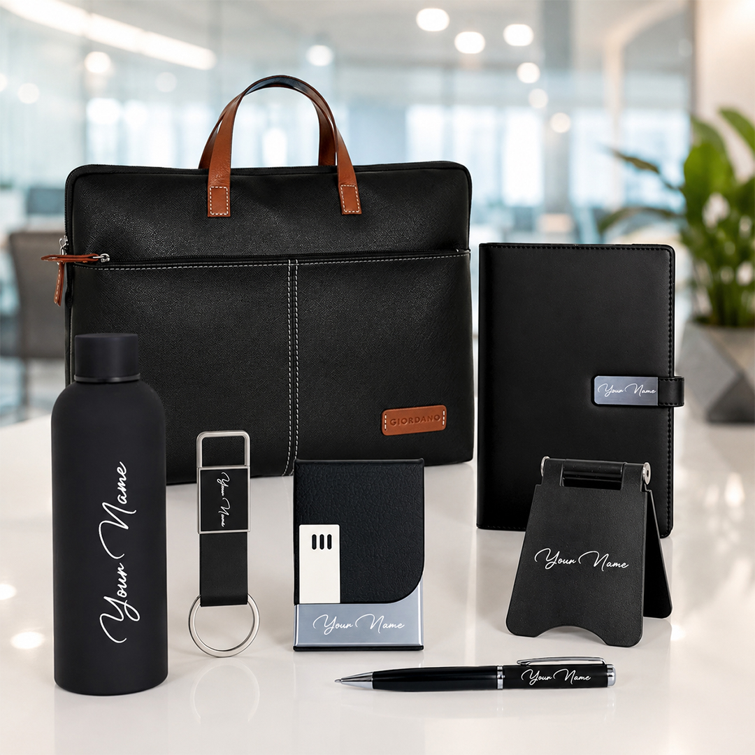 The Complete Personalized 7-in-1 Office Gift Set